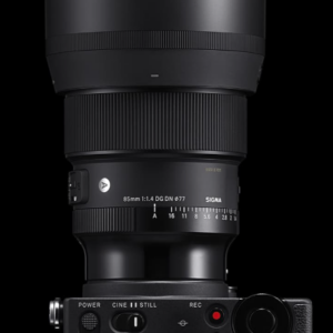 SIGMA 85mm F1.4 DG DN Camera Lenses Top View