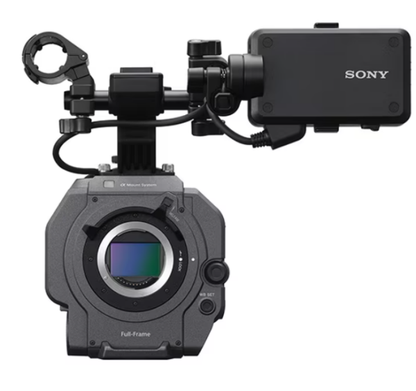 Front view of Sony FX9 Cinematic camera