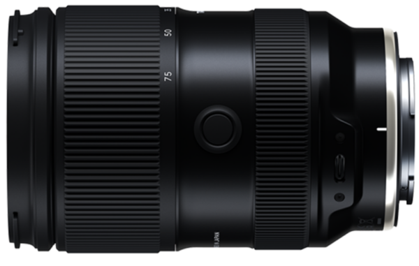 Tamron 28-75mm F/2.8 Di III VXD G2 (Model A063) Camera Lenses Side View